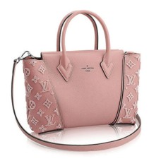 L Vuitton M94639 W BB Tote Bag Monogram Velours Veau Cachemire Magnolia Leather