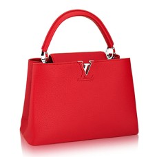 L Vuitton M94740 Capucines MM Tote Bag Taurillon Leather