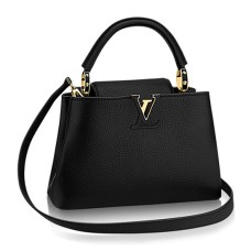 L Vuitton M94755 Capucines BB Tote Bag Taurillon Leather