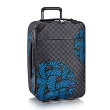L Vuitton N23006 Pegase Legere 55 Rolling Luggage Damier Graphite Canvas