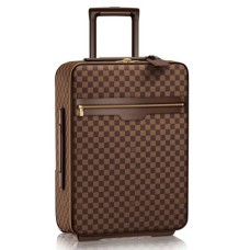 L Vuitton N23294 Pegase 55 Rolling Luggage Damier Ebene Canvas