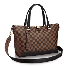 L Vuitton N41014 Hyde Park Shoulder Bag Damier Ebene Canvas