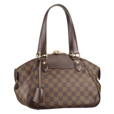 L Vuitton N41117 Verona PM Shoulder Bag Damier Ebene Canvas