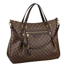 L Vuitton N41132 Evora GM Shoulder Bag Damier Ebene Canvas