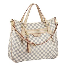 L Vuitton N41133 Evora MM Shoulder Bag Damier Azur Canvas