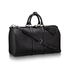 L Vuitton N41145 Keepall Bandouliere 45 Duffel Bag Damier Infini Leather L Vuitton N41145 Keepall Bandouliere 45 Duffel Bag Damier Infini Leather