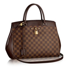 L Vuitton N41150 Rivoli MM Tote Bag Damier Ebene Canvas