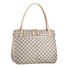 L Vuitton N41175 Figheri GM Shoulder Bag Damier Azur Canvas