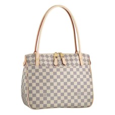 L Vuitton N41176 Figheri PM Shoulder Bag Damier Azur Canvas