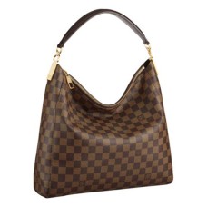 L Vuitton N41184 Portobello PM Hobo Bag Damier Ebene Canvas