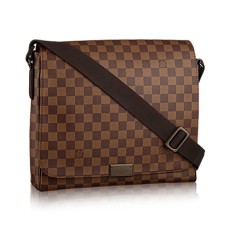 L Vuitton N41212 District MM Messenger Bag Damier Ebene Canvas
