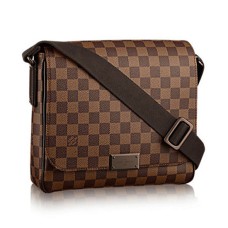 L Vuitton N41213 District PM Messenger Bag Damier Ebene Canvas