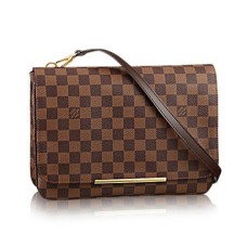 L Vuitton N41253 Hoxton GM Crossbody Bag Damier Ebene Canvas