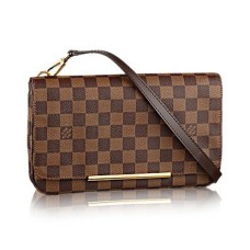 L Vuitton N41257 Hoxton PM Crossbody Bag Damier Ebene Canvas