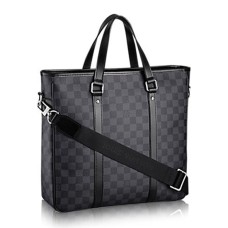 L Vuitton N41259 Tadao PM Briefcase Damier Graphite Canvas