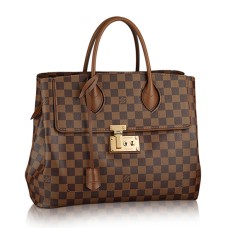 L Vuitton N41273 Ascot Tote Bag Damier Ebene Canvas