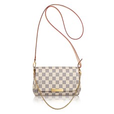 L Vuitton N41277 Favorite PM Damier Azur Canvas L Vuitton N41277 Favorite PM Damier Azur Canvas