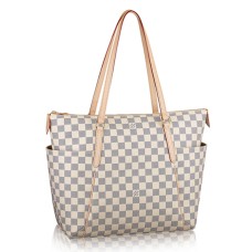 L Vuitton N41279 Totally MM Shoulder Bag Damier Azur Canvas
