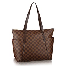 L Vuitton N41281 Totally MM Shoulder Bag Damier Ebene Canvas