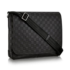 L Vuitton N41284 District MM Messenger Bag Damier Infini Leather