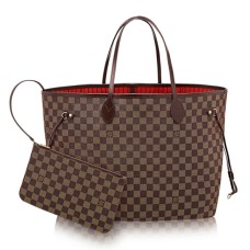 L Vuitton N41357 Neverfull GM Shoulder Bag Damier Ebene Canvas