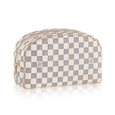 L Vuitton N41420 Toiletry Bag 25 Damier Azur Canvas