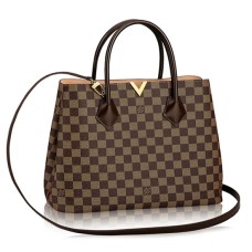 L Vuitton N41435 Kensington Tote Bag Damier Ebene Canvas