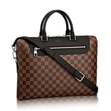 L Vuitton N41438 Porte-Documents Jour Briefcase Damier Ebene Canvas