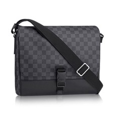 L Vuitton N41458 Messenger MM Messenger Bag Damier Graphite Canvas