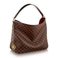 L Vuitton N41459 Delightful PM Hobo Bag Damier Ebene Canvas