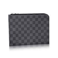 L Vuitton N41502 Pochette Jour PM Damier Graphite Canvas