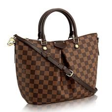 L Vuitton N41546 Siena MM Tote Bag Damier Ebene Canvas