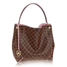 L Vuitton N41556 Caissa Hobo Bag Damier Ebene Canvas