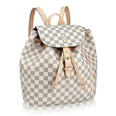 L Vuitton N41578 Sperone Backpack Damier Azur Canvas