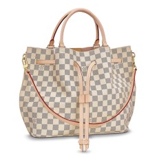 L Vuitton N41579 Girolata Tote Bag Damier Azur Canvas