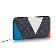 L Vuitton N41631 Zippy Organiser Damier Cobalt Canvas
