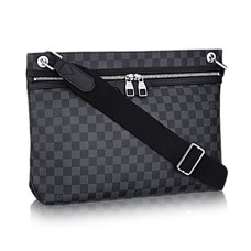 L Vuitton N41656 Hunter Messenger Bag Damier Graphite Canvas