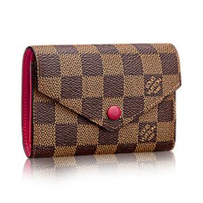L Vuitton N41659 Victorine Wallet Damier Ebene Canvas