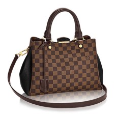 L Vuitton N41673 Brittany Tote Bag Damier Ebene Canvas