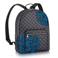 L Vuitton N41712 Josh Backpack Damier Graphite Canvas