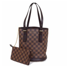 L Vuitton N42240 Marais Shoulder Bag Damier Ebene Canvas L Vuitton N42240 Marais Shoulder Bag Damier Ebene Canvas