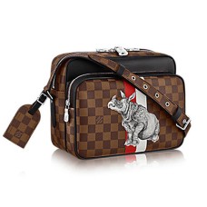 L Vuitton N42704 Nil PM Messenger Bag Damier Ebene Canvas