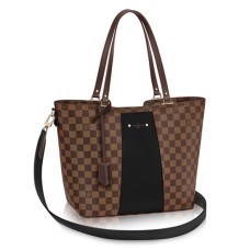 L Vuitton N44023 Jersey Shoulder Bag Damier Ebene Canvas