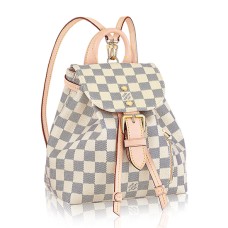 L Vuitton N44026 Sperone BB Backpack Damier Azur Canvas