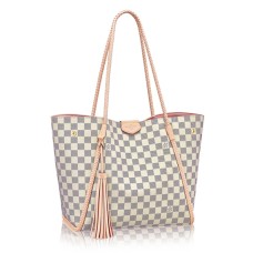 L Vuitton N44027 Propriano Shoulder Bag Damier Azur Canvas