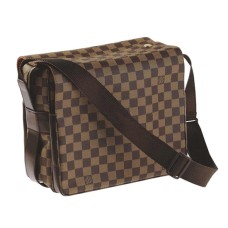 L Vuitton N45255 Naviglio Messenger Bag Damier Ebene Canvas