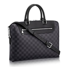 L Vuitton N48260 Porte-Documents Jour Briefcase Damier Graphite Canvas