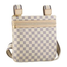 L Vuitton N51112 Pochette Bosphore Crossbody Bag Damier Azur Canvas