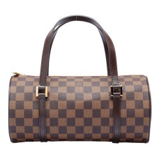 L Vuitton N51304 Papillion 26 Tote Bag Damier Ebene Canvas