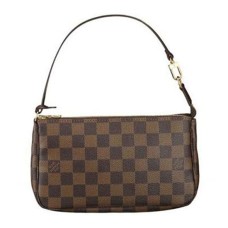 L Vuitton N51985 Pochette Accessoires Damier Ebene Canvas L Vuitton N51985 Pochette Accessoires Damier Ebene Canvas